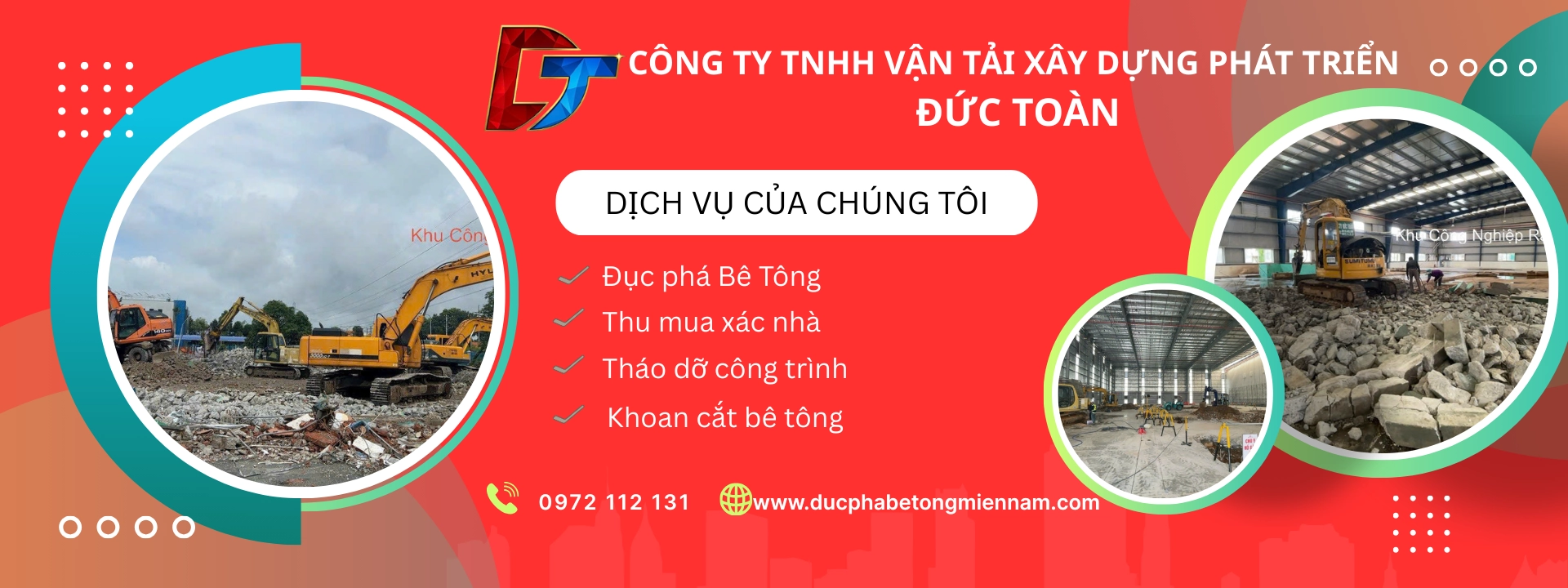 thuê máy đào công trình Nhà Bè
